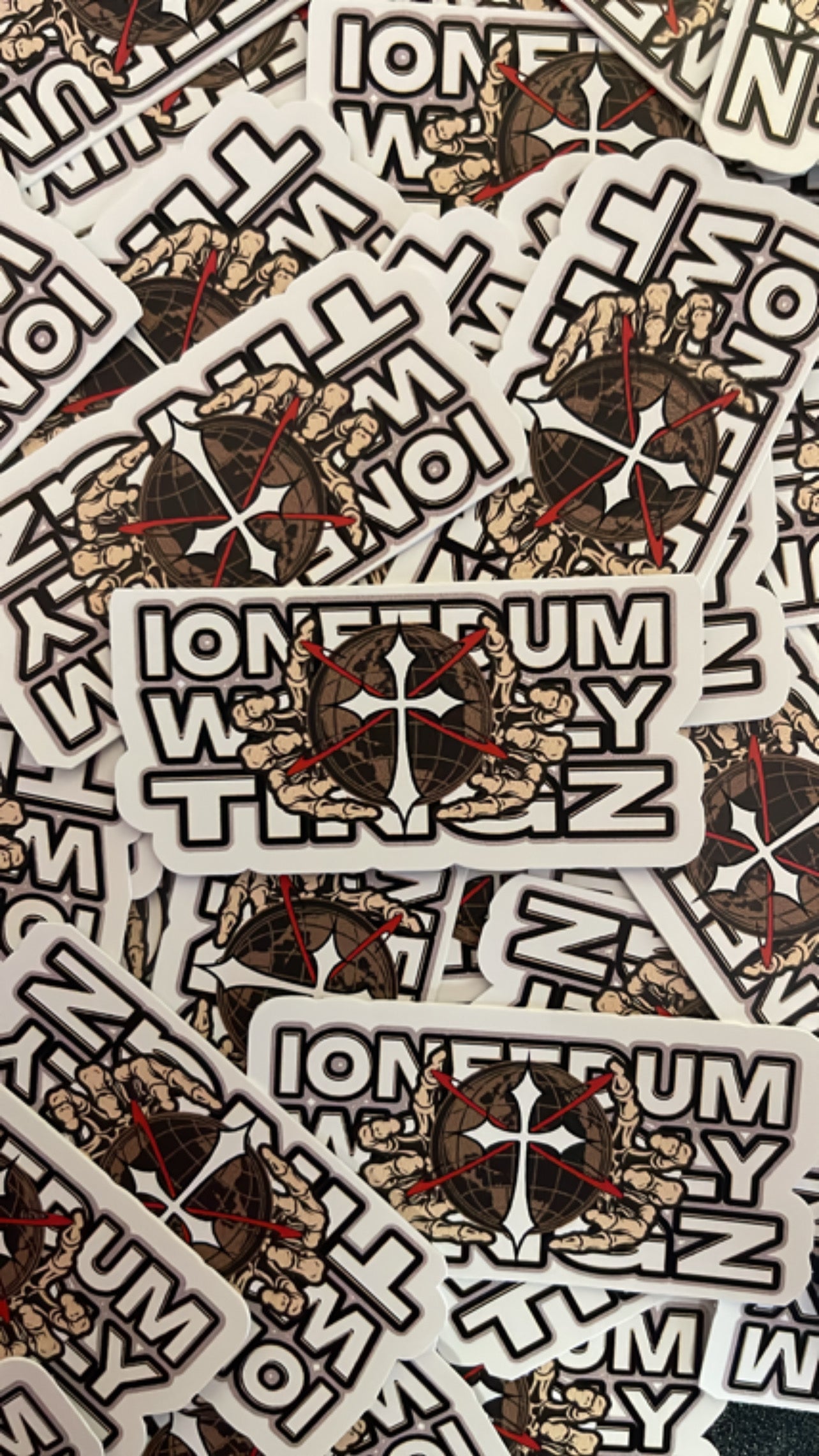 Ioneedum Worldly Tingz Sticker